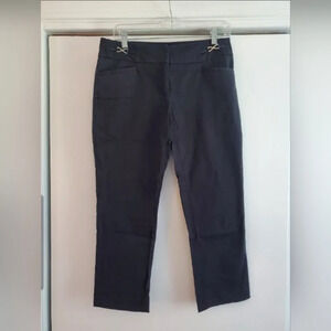 New York & Company 7th Avenue Black Size 4 Dress Cropped Capri Pant